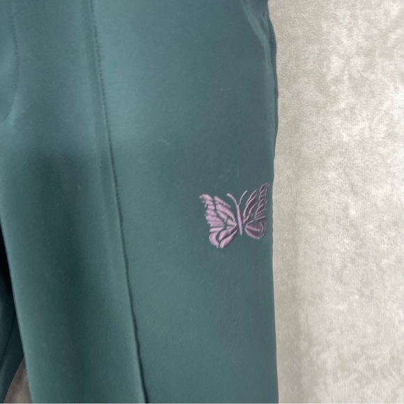 Nepenthes Needles Piping Cowboy Poly Double Cloth Pant In Green Women's Size M - Picture 3 of 10